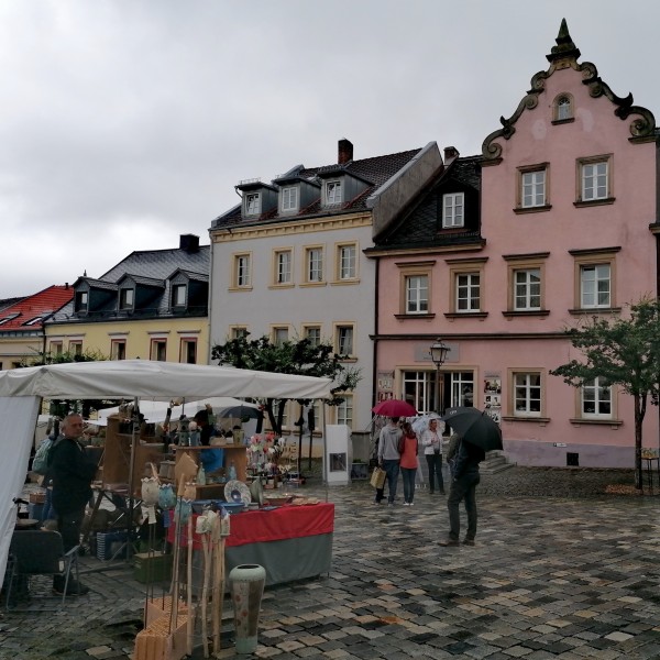 Visite au 23e marché de la poterie de Creußen